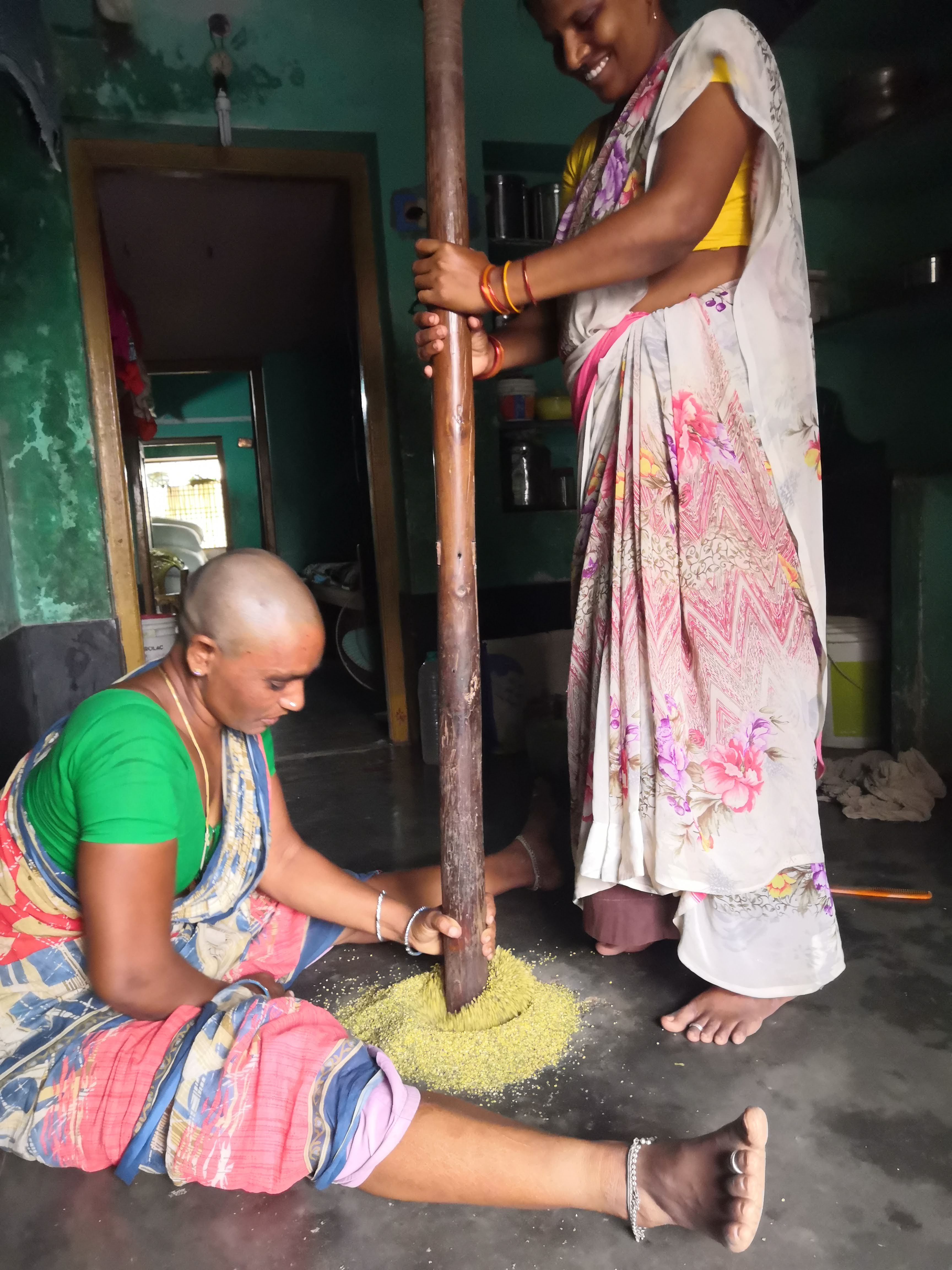Traditional millet processing